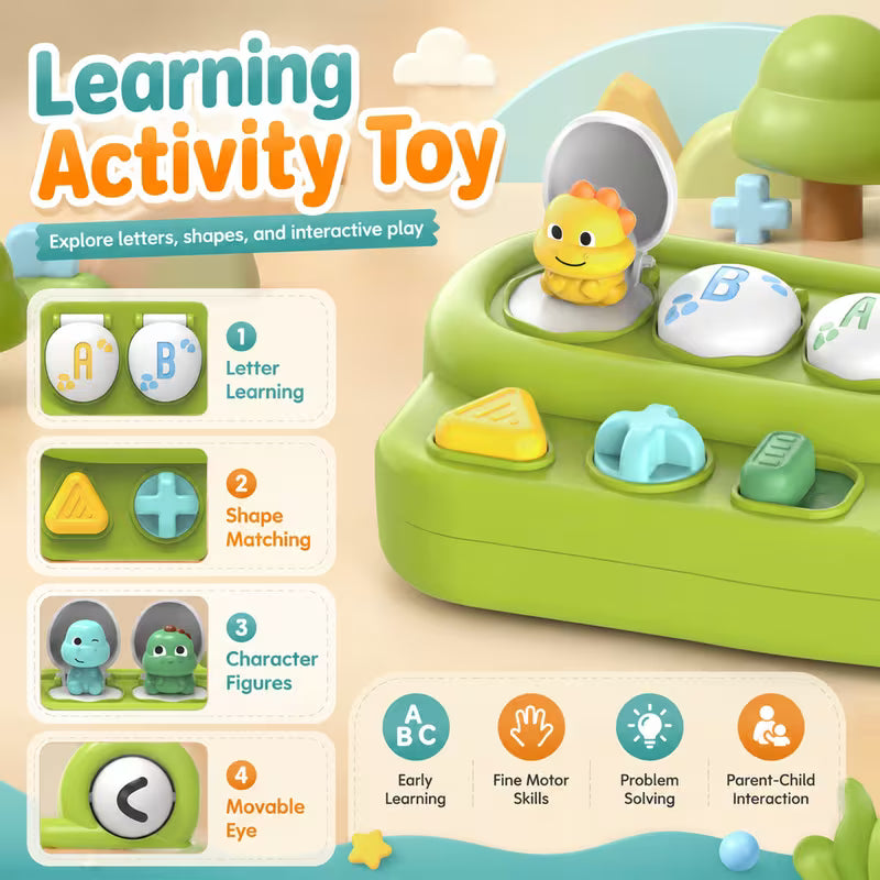 Dinosaurs Pop-Up Toys Features & Learning Activities