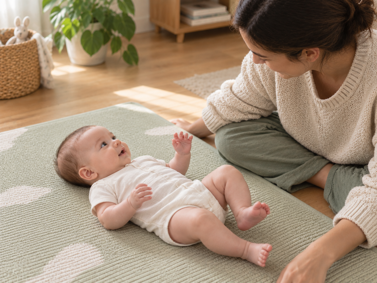 Discovering hands & moving legs