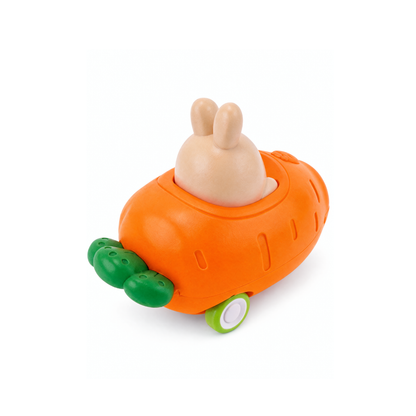 Bunny Press & Go Car