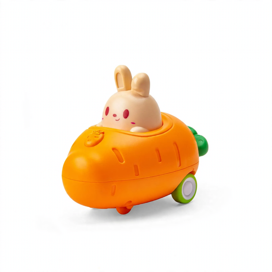 Bunny Press & Go Car