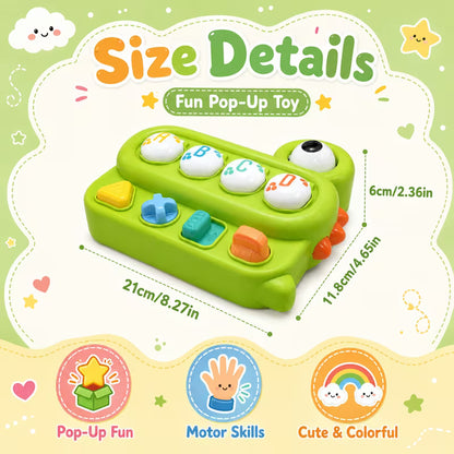 Dinosaurs Pop-Up Toys size