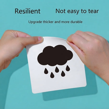 Flash card tear resistant