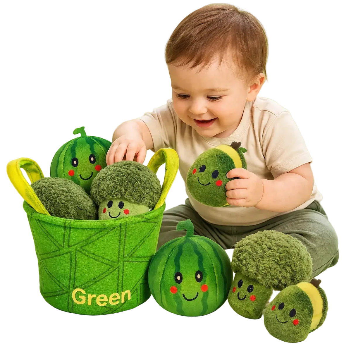 Baby playing Fruit & Vegetable toy