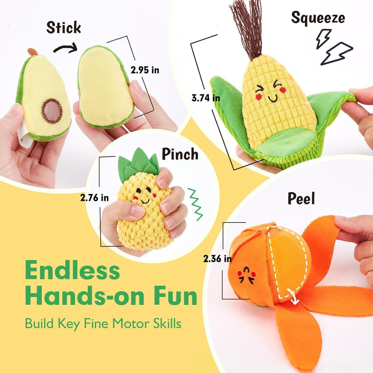 Fine Motor Skills-Montessori Fruit & Vegetable Toy