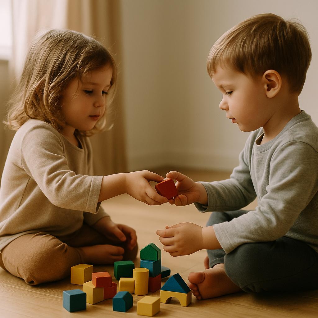 Baby sharing toys