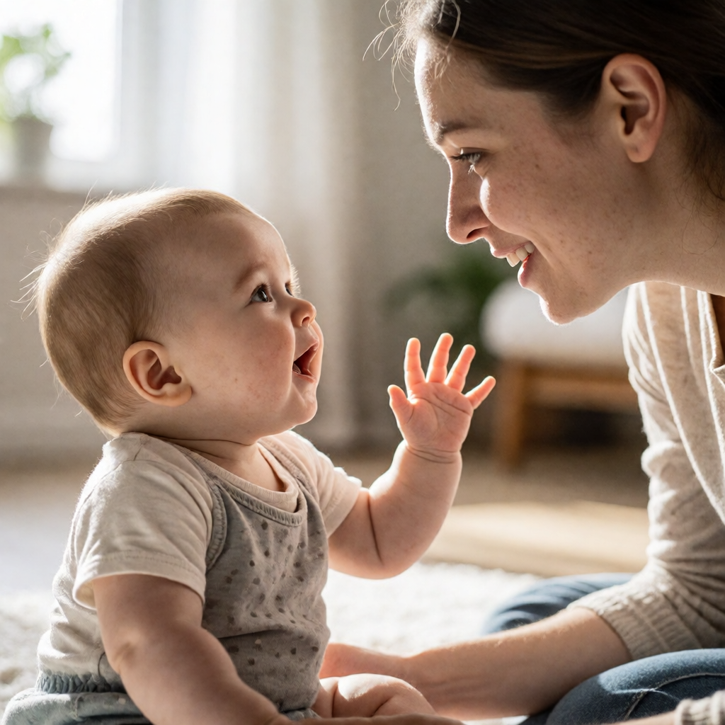 babbling gestures first word