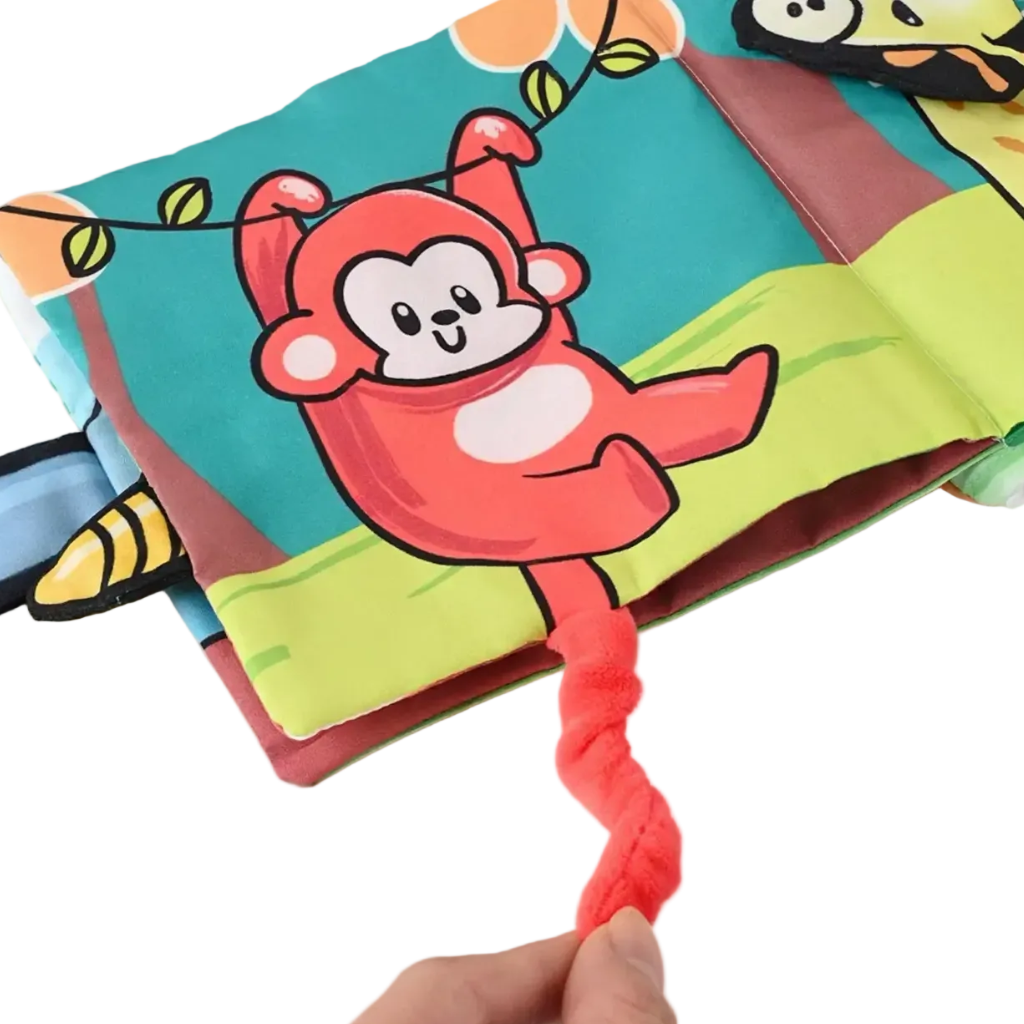 Jungle Friends Sensory Cloth Book
