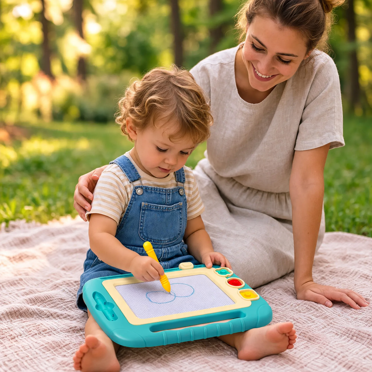 Toddler Drawing Board in the Park