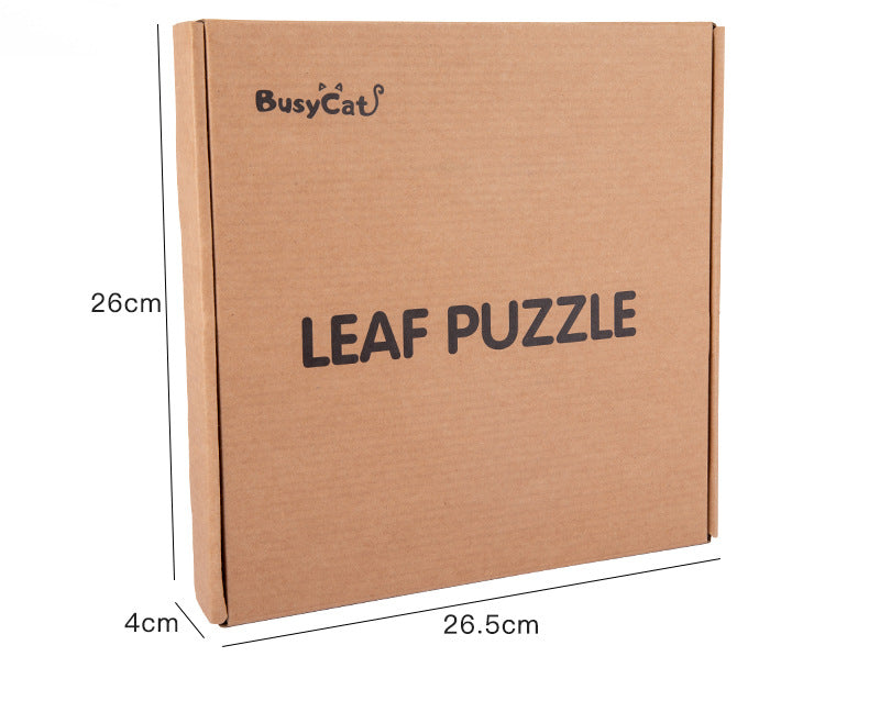 Maple Leaf Puzzle Box Size