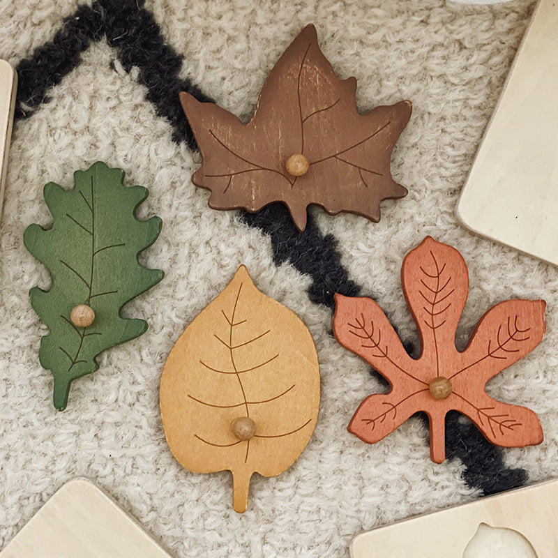 Maple Leaf Puzzle Individual Pieces