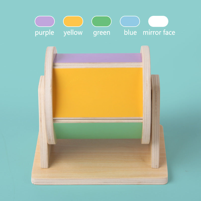 Spinning mirror drum color